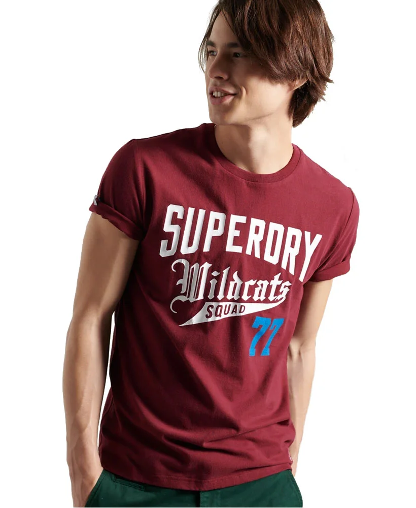 Φωτογραφία προϊόντος: SUPERDRY COLLEGIATE GRAPHIC TEE M1010881A-ODG Μπορντό