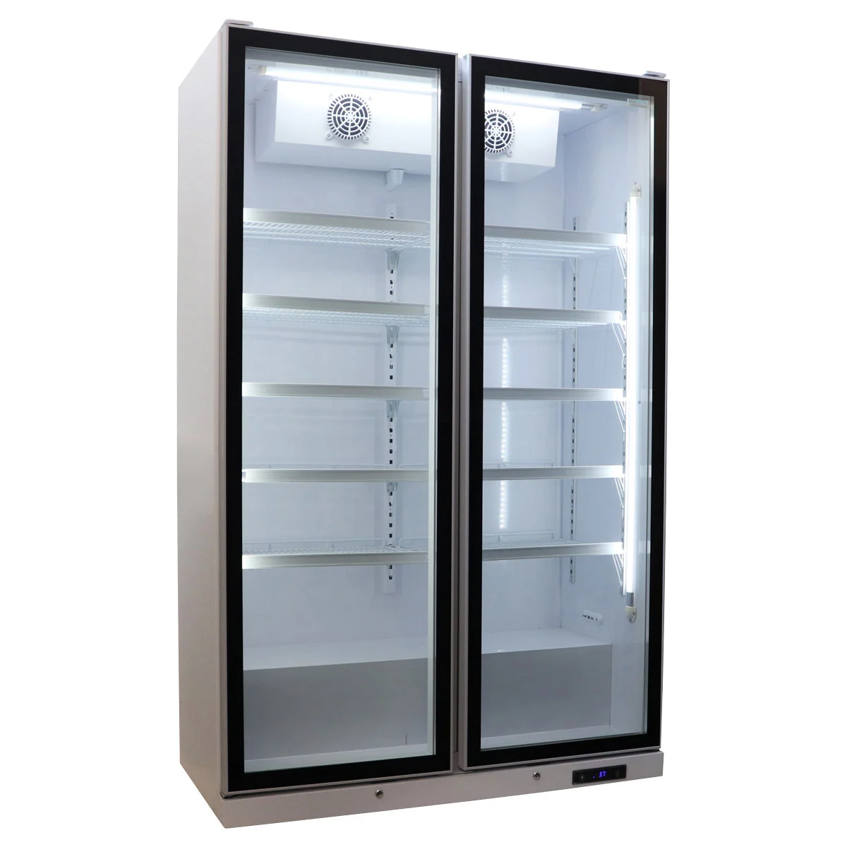 Φωτογραφία προϊόντος: ECOFRIDGE Ψυγείο βιτρίνα διπλή ανοιγόμενες πόρτες Slim 1000Lt CB1100 ECO White - B ENERGY CLASS
