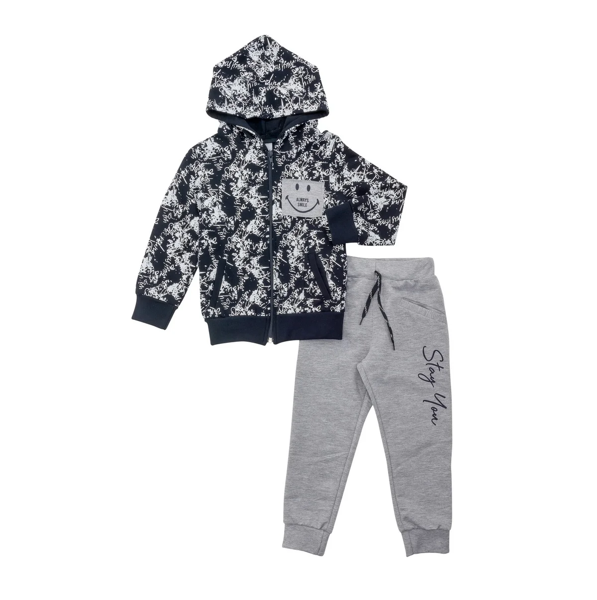 Φωτογραφία προϊόντος: For Funky Kids ΣΕΤ ΦΟΡΜΑ ΕΠΟΧΙΑΚΗ STAY YOU ΓΚΡΙ - ΜΠΛΕ
