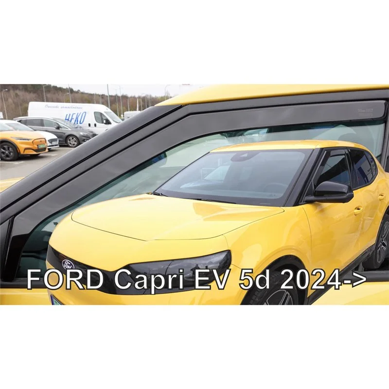 Φωτογραφία προϊόντος: ΑΝΕΜΟΘΡΑΥΣΤΕΣ ΓΙΑ FORD CAPRI EV 5D 2024+ ΖΕΥΓΑΡΙ ΑΠΟ ΕΥΚΑΜΠΤΟ ΦΙΜΕ ΠΛΑΣΤΙΚΟ HEKO - 2 ΤΕΜ