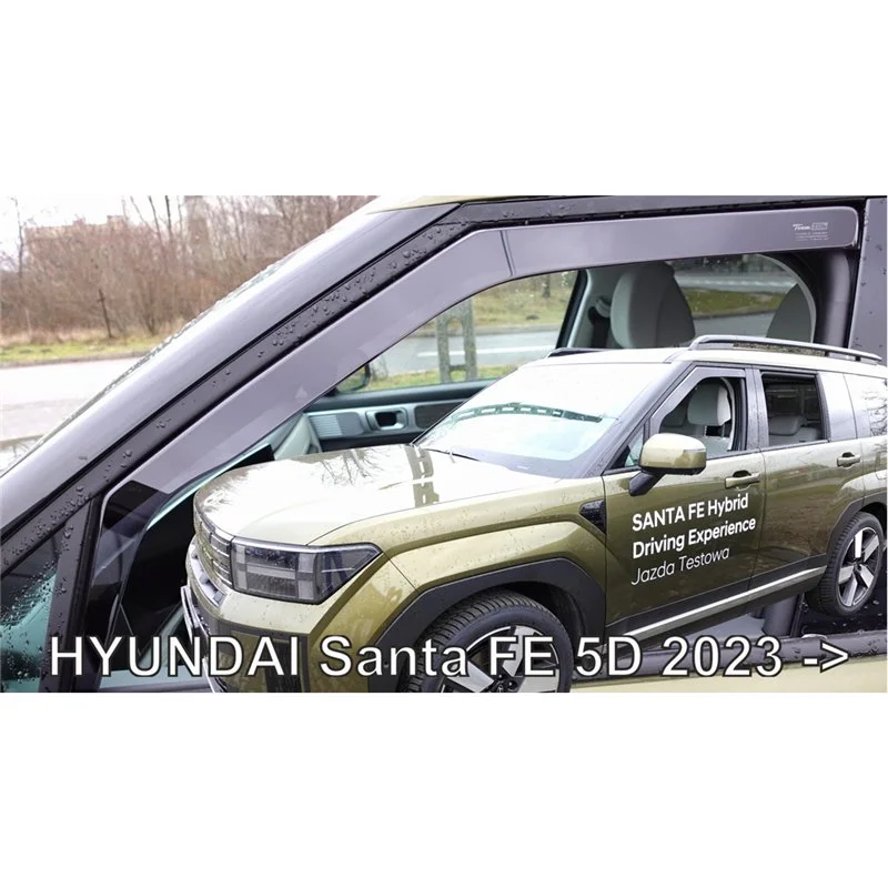 Φωτογραφία προϊόντος: ΑΝΕΜΟΘΡΑΥΣΤΕΣ ΓΙΑ HYUNDAI SANTA FE V 5D 2023+ ΖΕΥΓΑΡΙ ΑΠΟ ΕΥΚΑΜΠΤΟ ΦΙΜΕ ΠΛΑΣΤΙΚΟ HEKO - 2 ΤΕΜ