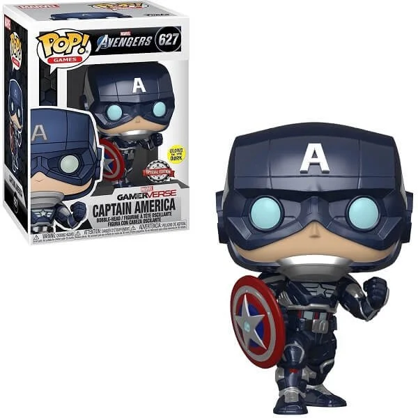 Φωτογραφία προϊόντος: Funko POP Games Avengers - Captain America (GameVerse) GitD 627 Bobble-Head