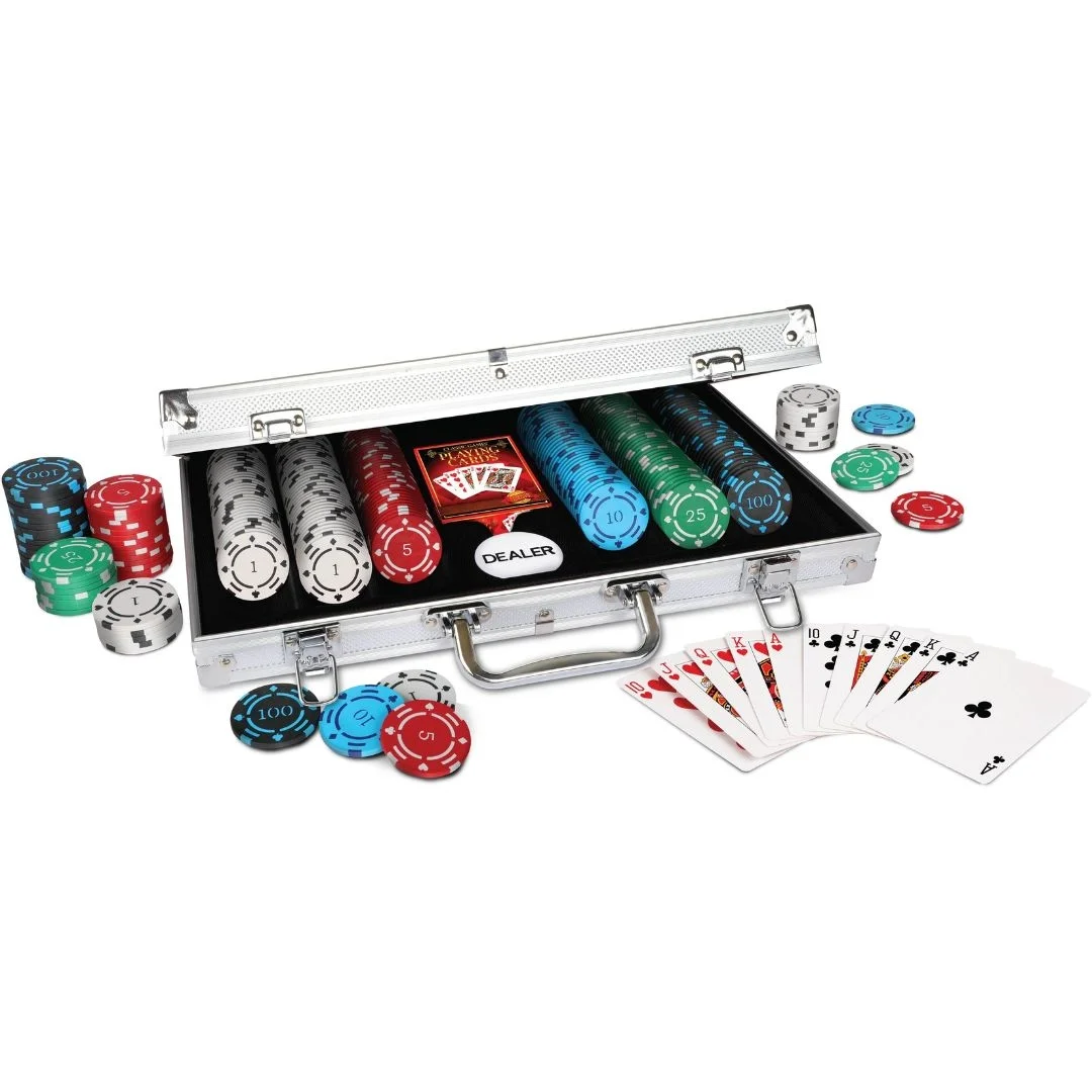 Φωτογραφία προϊόντος: Ambassador Games Tables PR03352SP4 Ambassador Σετ μάρκες πόκερ 300 Τεμάχια