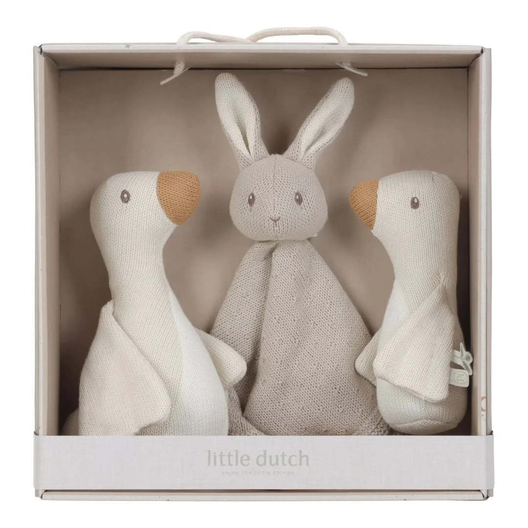 Φωτογραφία προϊόντος: LD8452 Little Dutch Πλεκτό σετ δώρου Newborn Naturals GRS