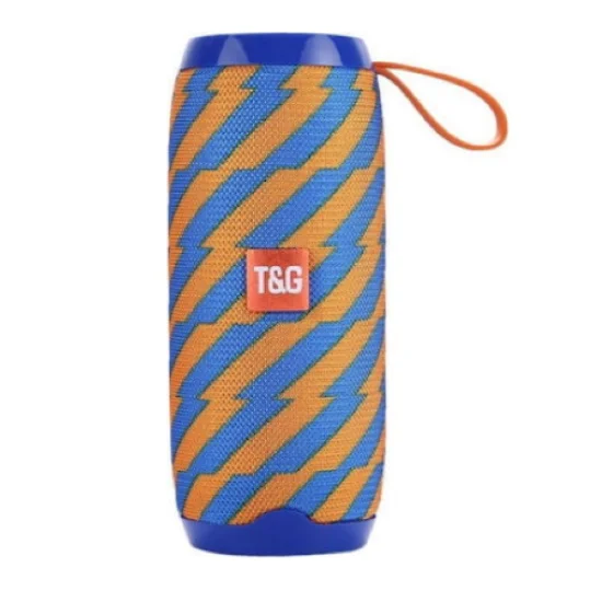 Φωτογραφία προϊόντος: Φορητό ηχείο T&G TG106 Bluetooth με ενσωματωμένο μικρόφωνο- Μπλε Πορτοκαλί