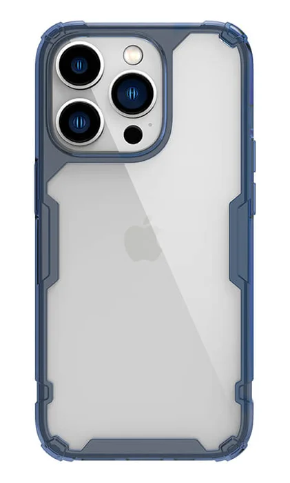 Φωτογραφία προϊόντος: NILLKIN θήκη Nature Pro για Apple iPhone 14 Pro Max, μπλε + διάφανη