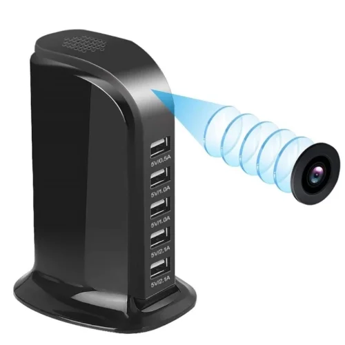 Φωτογραφία προϊόντος: OEM Monkaim P12 USB Hub Φορτιστής IP Κρυφή Κάμερα WiFi (B088PFYN9J)