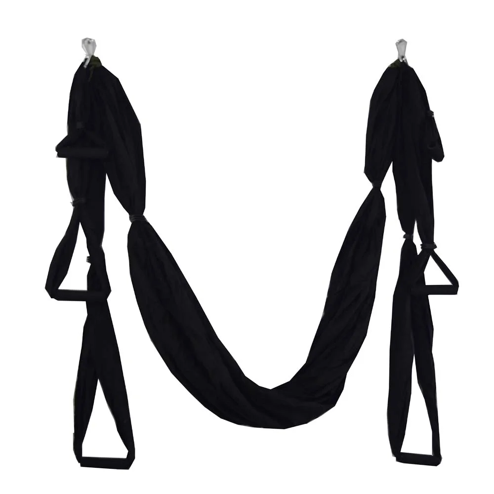 Φωτογραφία προϊόντος: Kepeak Aerial Swing Anti-Gravity Silk Αιώρα με λαβές Yoga και Pilates (Black)