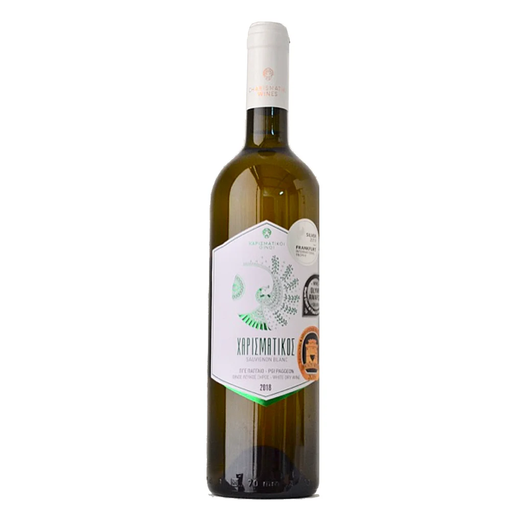 Φωτογραφία προϊόντος: Χαρισματικός Sauvignon Blanc Χαρισματικοί Οίνοι, 2019, ΛΕΥΚΟΣ, 750ml, Ξηρός Οίνος, Ποικιλία Sauvignon Blanc, Καβάλα