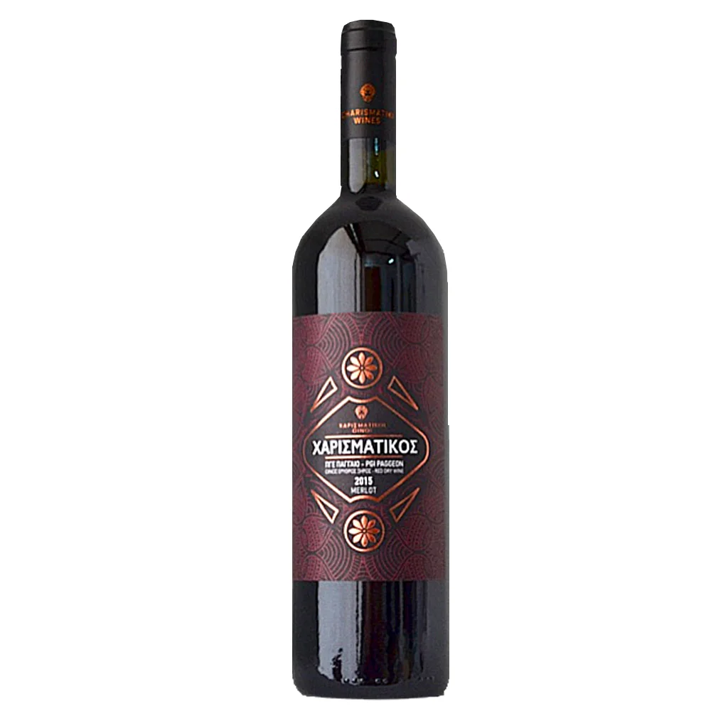 Φωτογραφία προϊόντος: Χαρισματικός Merlot Χαρισματικοί Οίνοι, 2016, ΕΡΥΘΡΟΣ, 750ml, Ξηρός Οίνος, Ποικιλία Merlot, Καβάλα