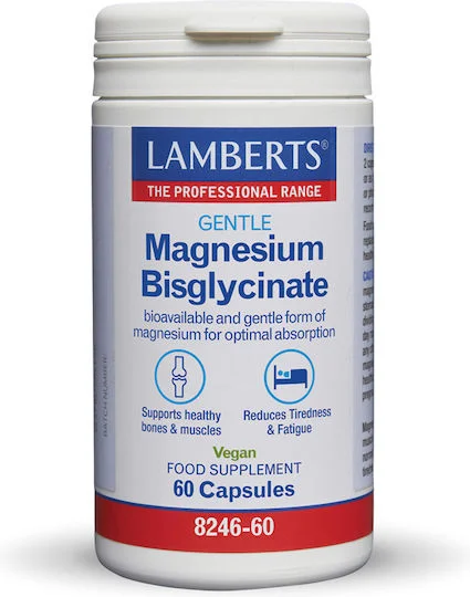 Φωτογραφία προϊόντος: Lamberts Gentle Magnesium Bisglycinate 150mg 60 κάψουλες