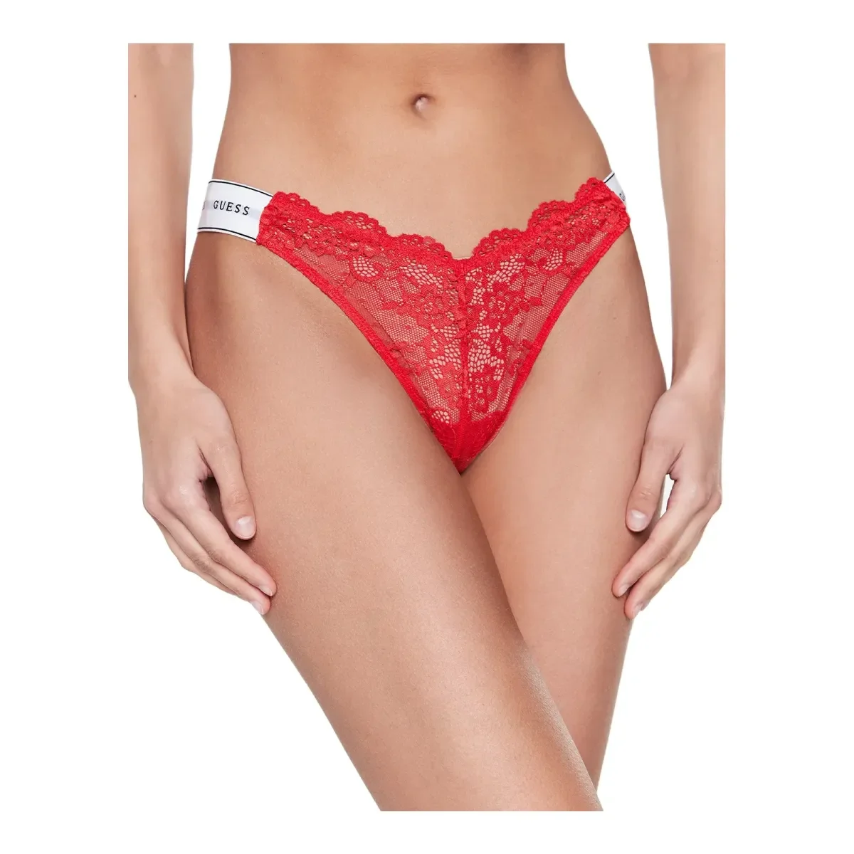 Φωτογραφία προϊόντος: Guess Γυναικείο String Belle Lace Thong, Χρώμα Planet Red