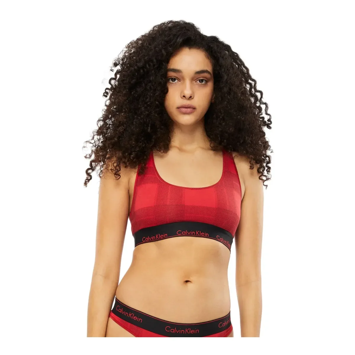 Φωτογραφία προϊόντος: Calvin Klein Γυναικείο Μπουστάκι Modern Cotton Bralette, Χρώμα Textured Plaid Exact