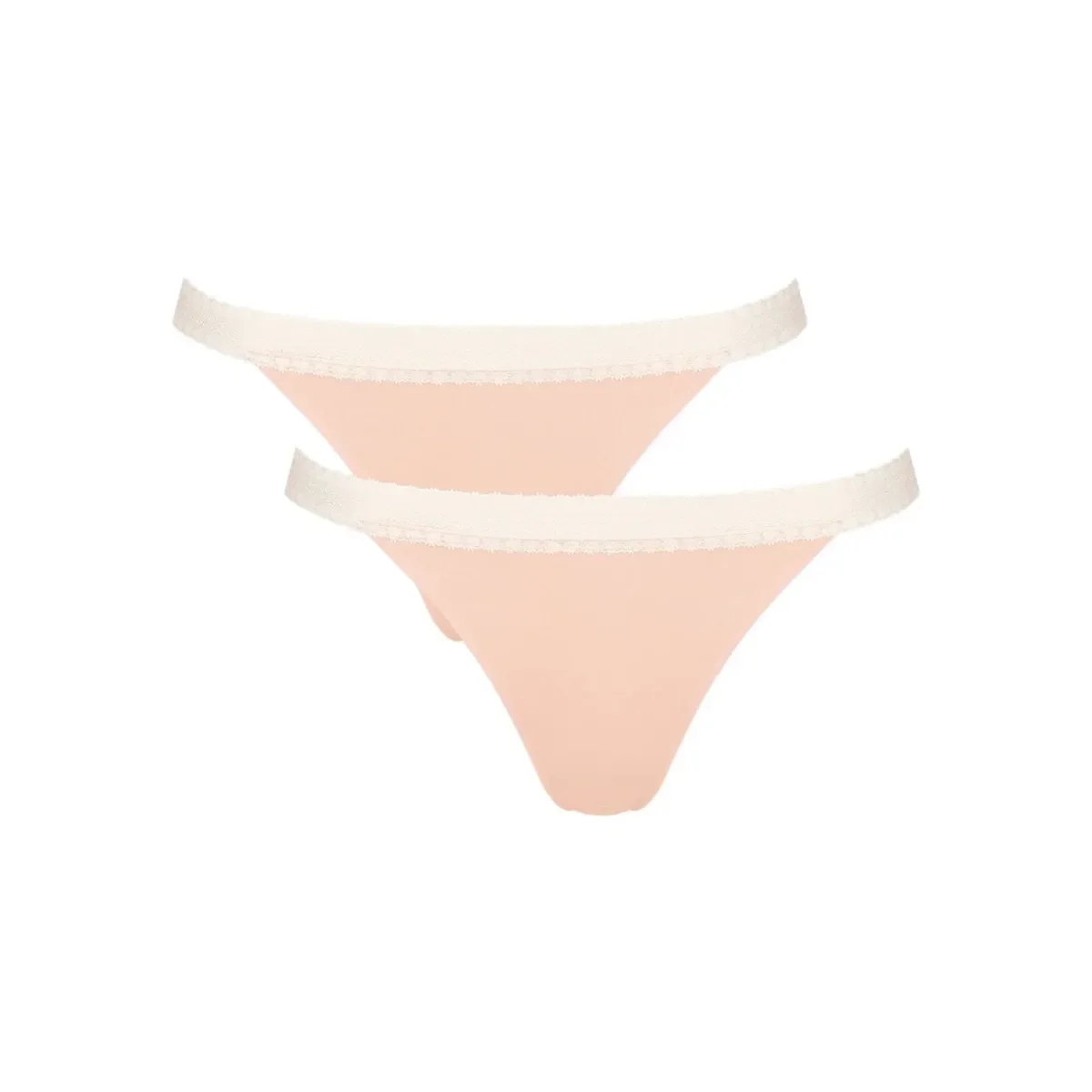 Φωτογραφία προϊόντος: Sloggi Γυναικείο Slip GO Ribbed H Tanga - Διπλό Πακέτο, Χρώμα Πούδρα