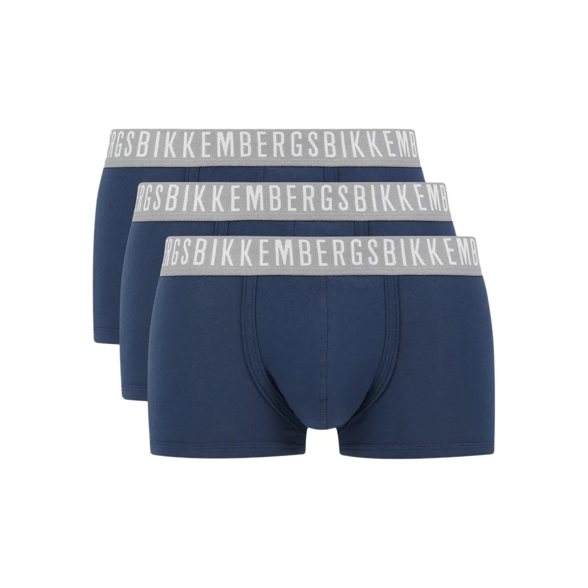 Φωτογραφία προϊόντος: Bikkembergs Ανδρικό Boxer Classic Stretch Cotton - Τριπλό Πακέτο, Χρώμα Σκούρο Μπλε