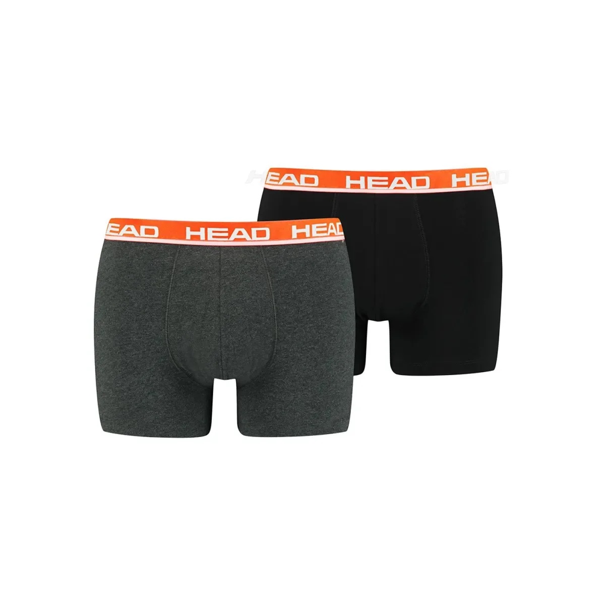 Φωτογραφία προϊόντος: HEAD Ανδρικό Boxer Super Soft Cotton - Διπλό Πακέτο, Χρώμα Γκρι-Κόκκινο