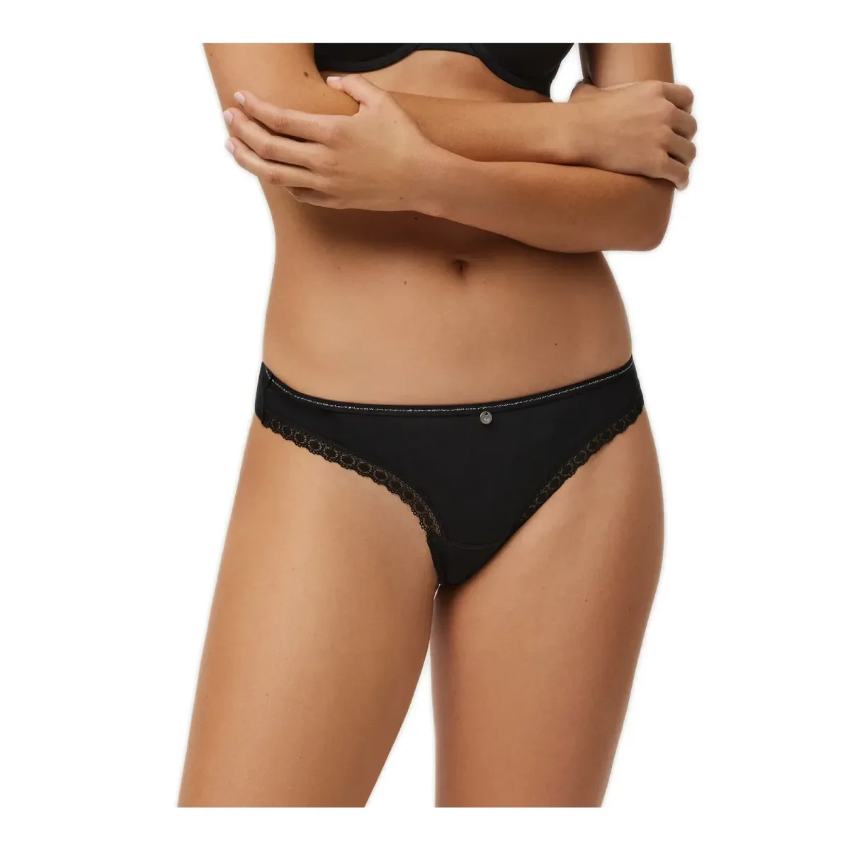 Φωτογραφία προϊόντος: Ysabel Mora Γυναικείο String Panty, Χρώμα Μαύρο