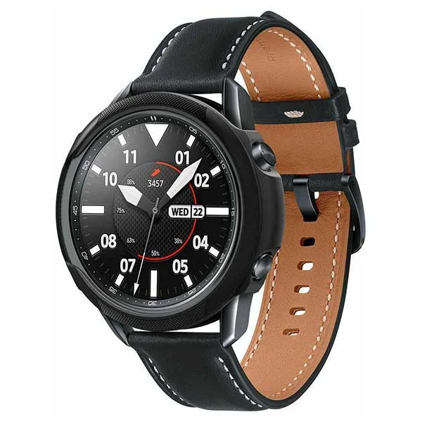 Φωτογραφία προϊόντος: Θήκη Spigen® Liquid Air Black - Samsung Galaxy Watch3 45mm (ACS01560)