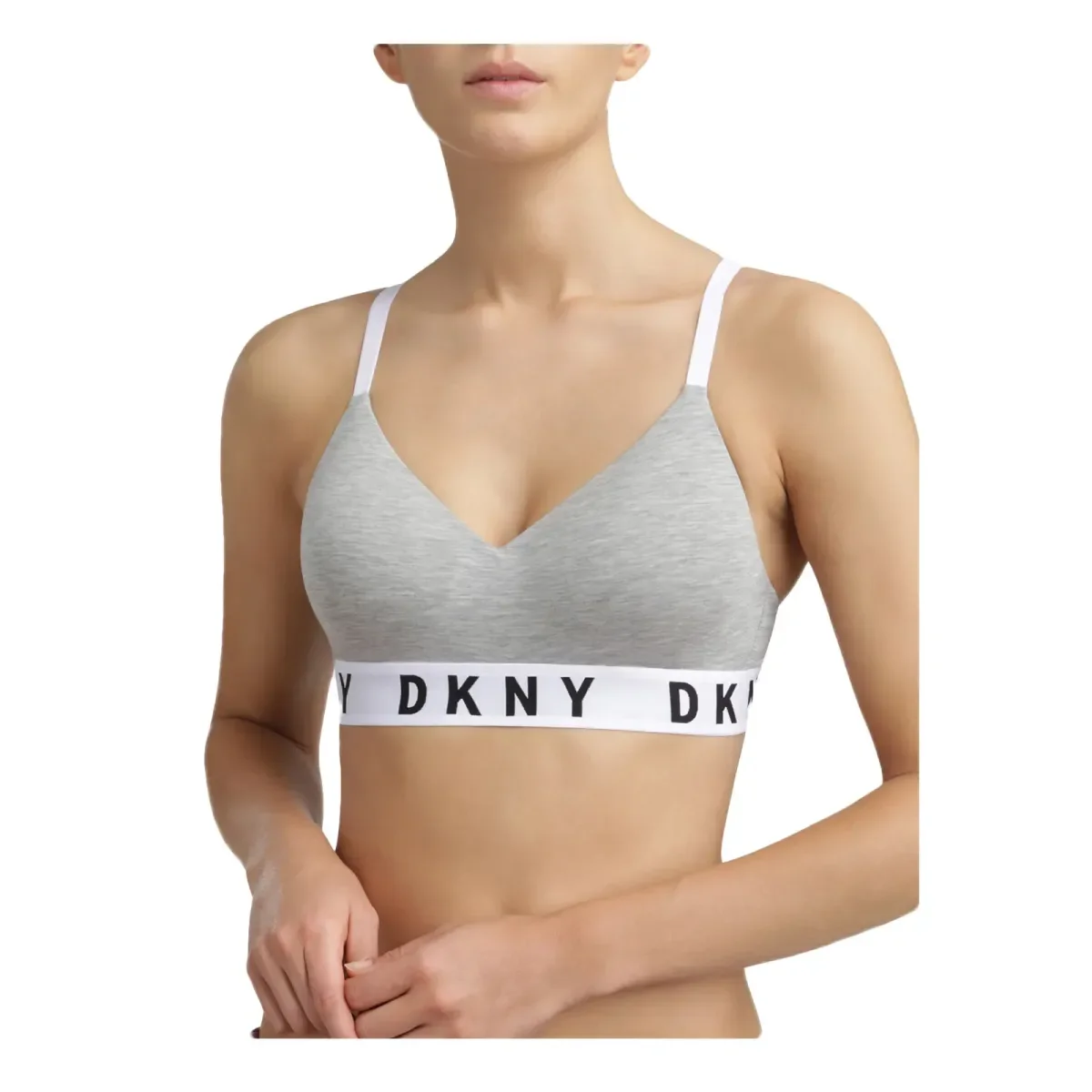 Φωτογραφία προϊόντος: DKNY Γυναικείο Μπουστάκι Push-Up Cozy Boyfriend, Χρώμα Γκρι