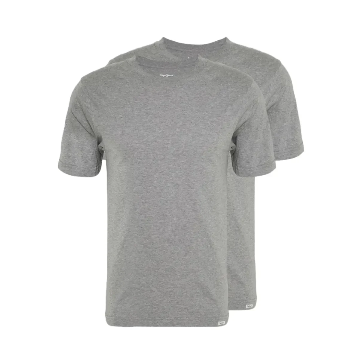 Φωτογραφία προϊόντος: Pepe Jeans Ανδρικό Φανελάκι Rocco Crew Neck Tee - Διπλό Πακέτο, Χρώμα Grey Marl