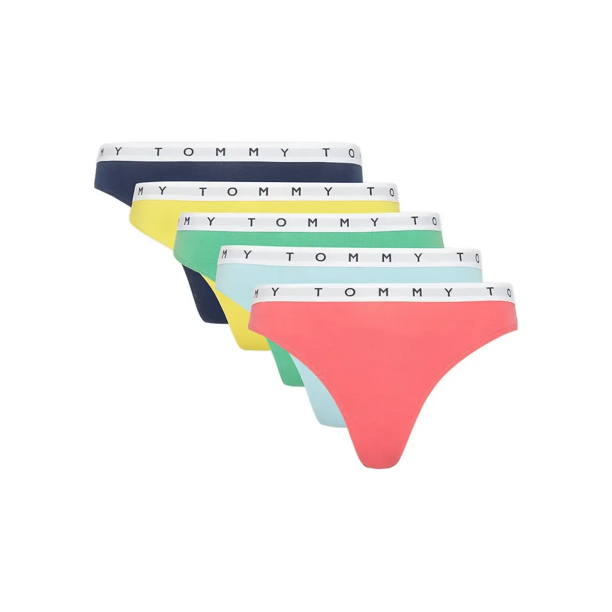 Φωτογραφία προϊόντος: Tommy Hilfiger Γυναικείο String Repeat Logo Thongs - Πεντάδα, Χρώμα Colour Boom