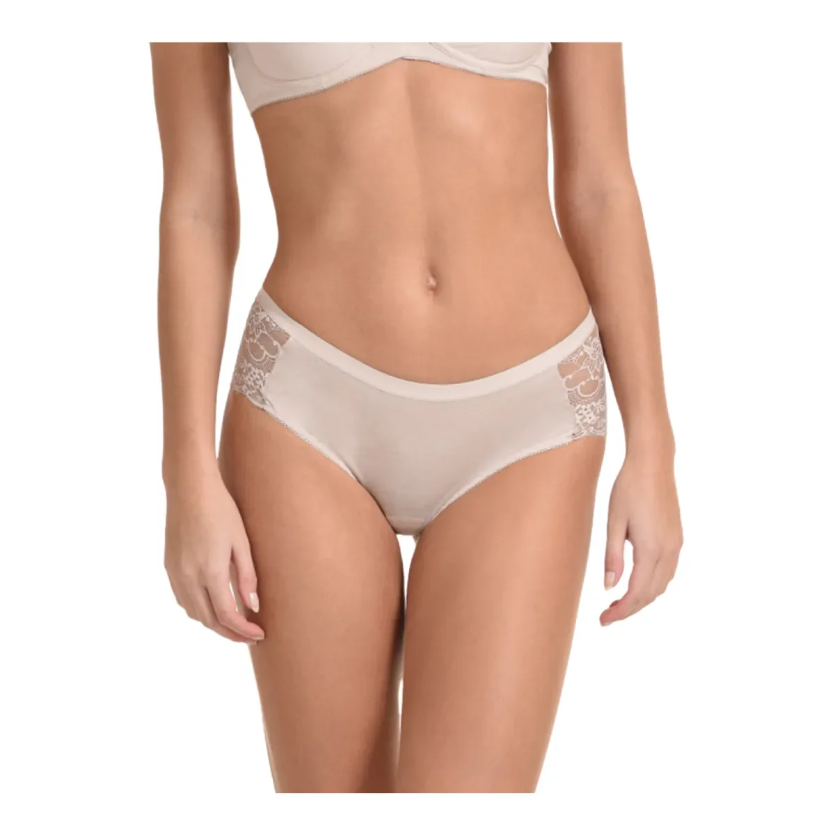 Φωτογραφία προϊόντος: Miss Rosy Γυναικείο Boxer Nature Δαντέλα, Χρώμα Noygat