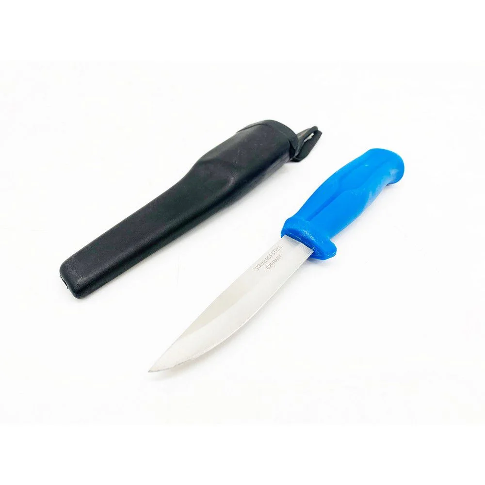 Φωτογραφία προϊόντος: Μαχαίρι κυνηγιού κοντό με θήκη inox kp301 21.5cm (λάμα 9.5cm)