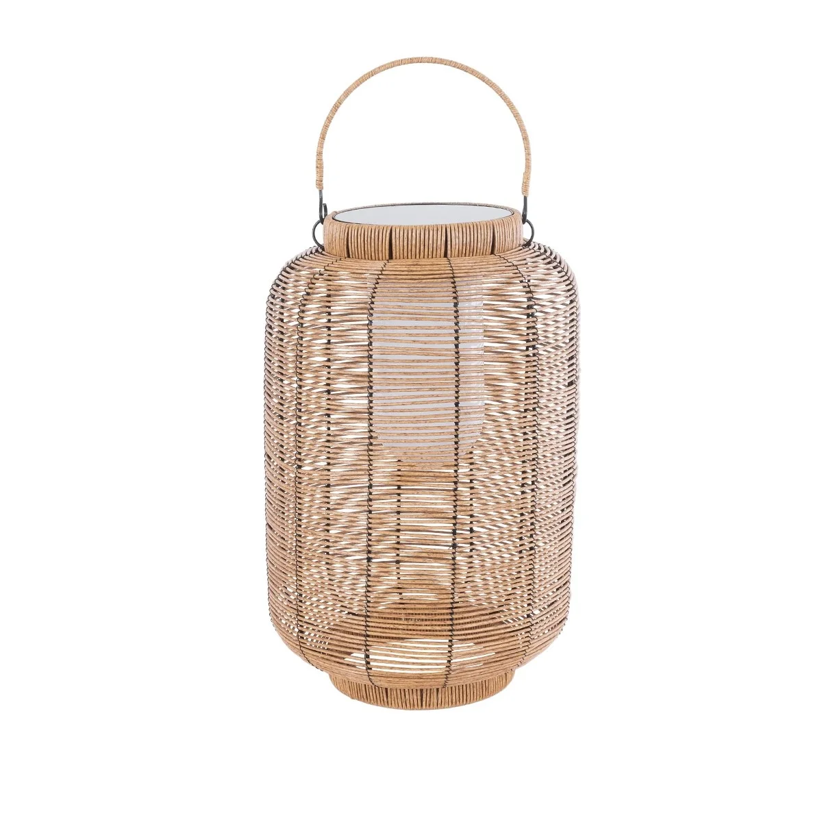 Φωτογραφία προϊόντος: GLOBOSTAR® GRAMBIAN 02304 Boho Επιδαπέδιο Φωτιστικό LED 5W 200lm 180° με Ενσωματωμένο Φωτοβολταϊκό Panel 6V 1W & Επαναφορτιζόμενη Μπαταρία Li-ion 3.2V 1000mAh Αδιάβροχο IP65 Θερμό