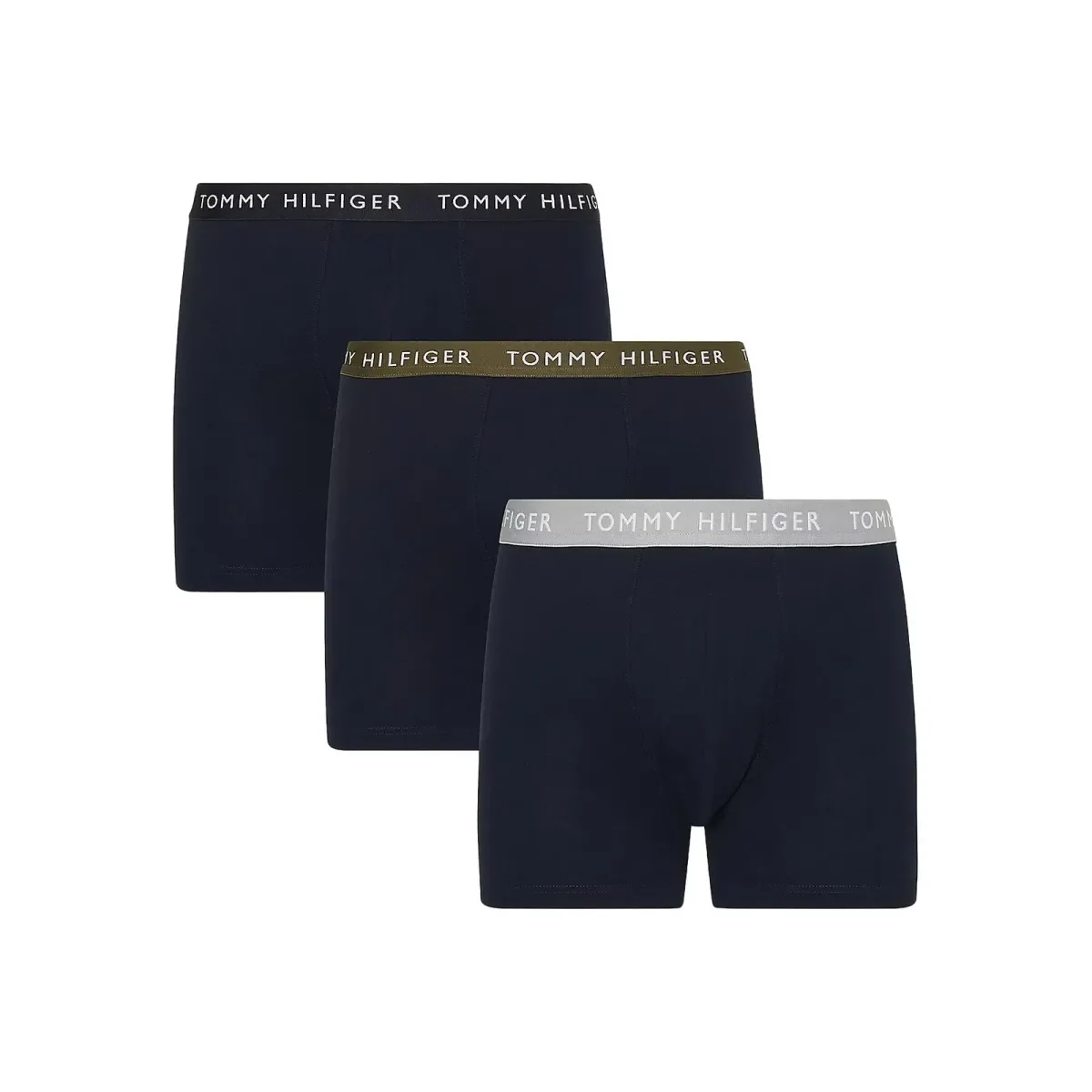 Φωτογραφία προϊόντος: Tommy Hilfiger Ανδρικό Boxer Μακρύ Essential Recycled Cotton - Τριπλό Πακέτο, Χρώμα Sublunar-Army Green-Desert Sky
