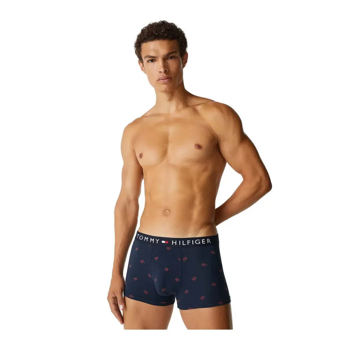 Φωτογραφία προϊόντος: Tommy Hilfiger Ανδρικό Boxer TH Monogram Jersey Trunk, Χρώμα Cmd Small Desert Sky