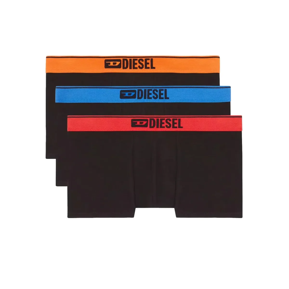 Φωτογραφία προϊόντος: Diesel Ανδρικό Boxer Damien Contrast Denim Division Logo - Τριπλό Πακέτο, Χρώμα Black OBR