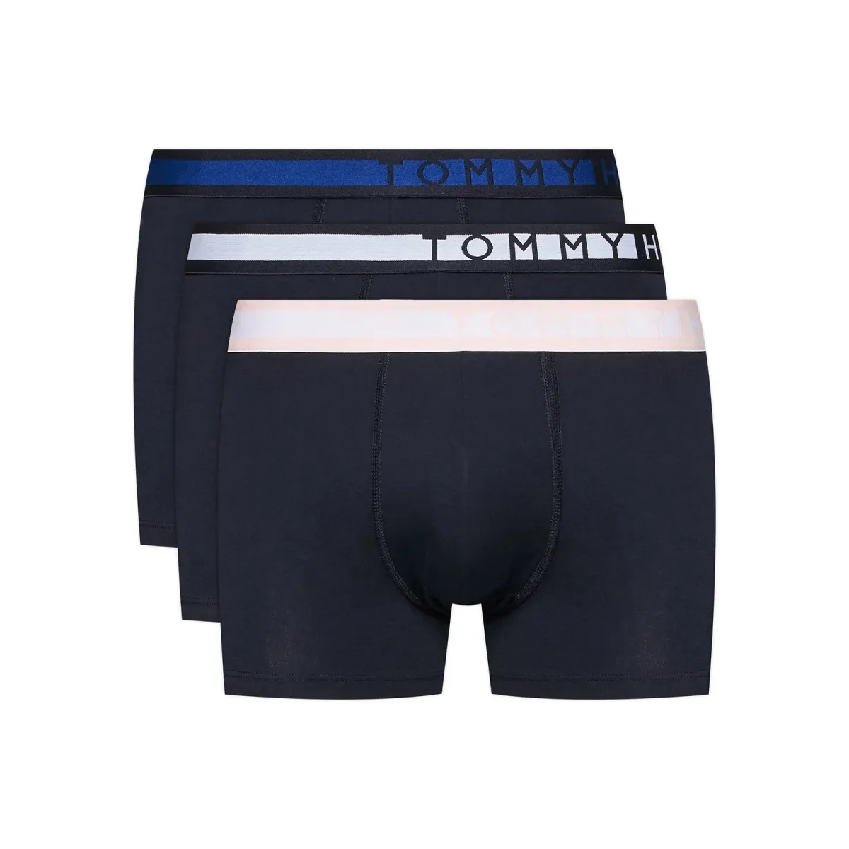 Φωτογραφία προϊόντος: Tommy Hilfiger Ανδρικό Boxer Statement Trunk Organic - Τριπλό Πακέτο, Χρώμα Desert Sky-Pale Pink-Bold Blue