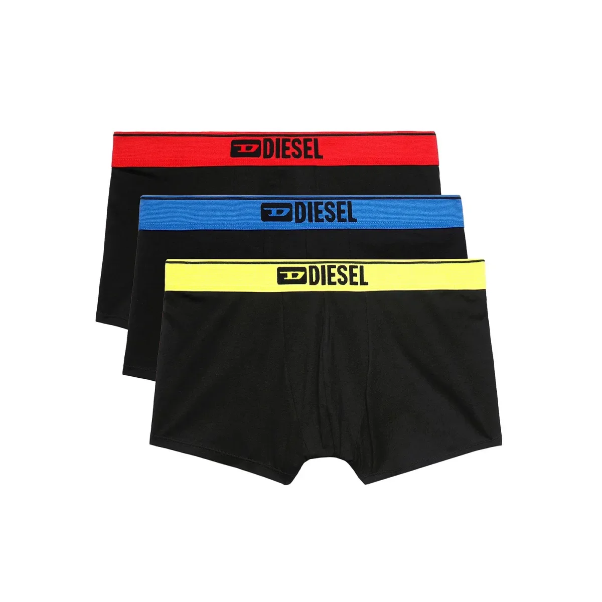 Φωτογραφία προϊόντος: Diesel Ανδρικό Boxer Damien Contrast Denim Division Logo - Τριπλό Πακέτο, Χρώμα Black RYB