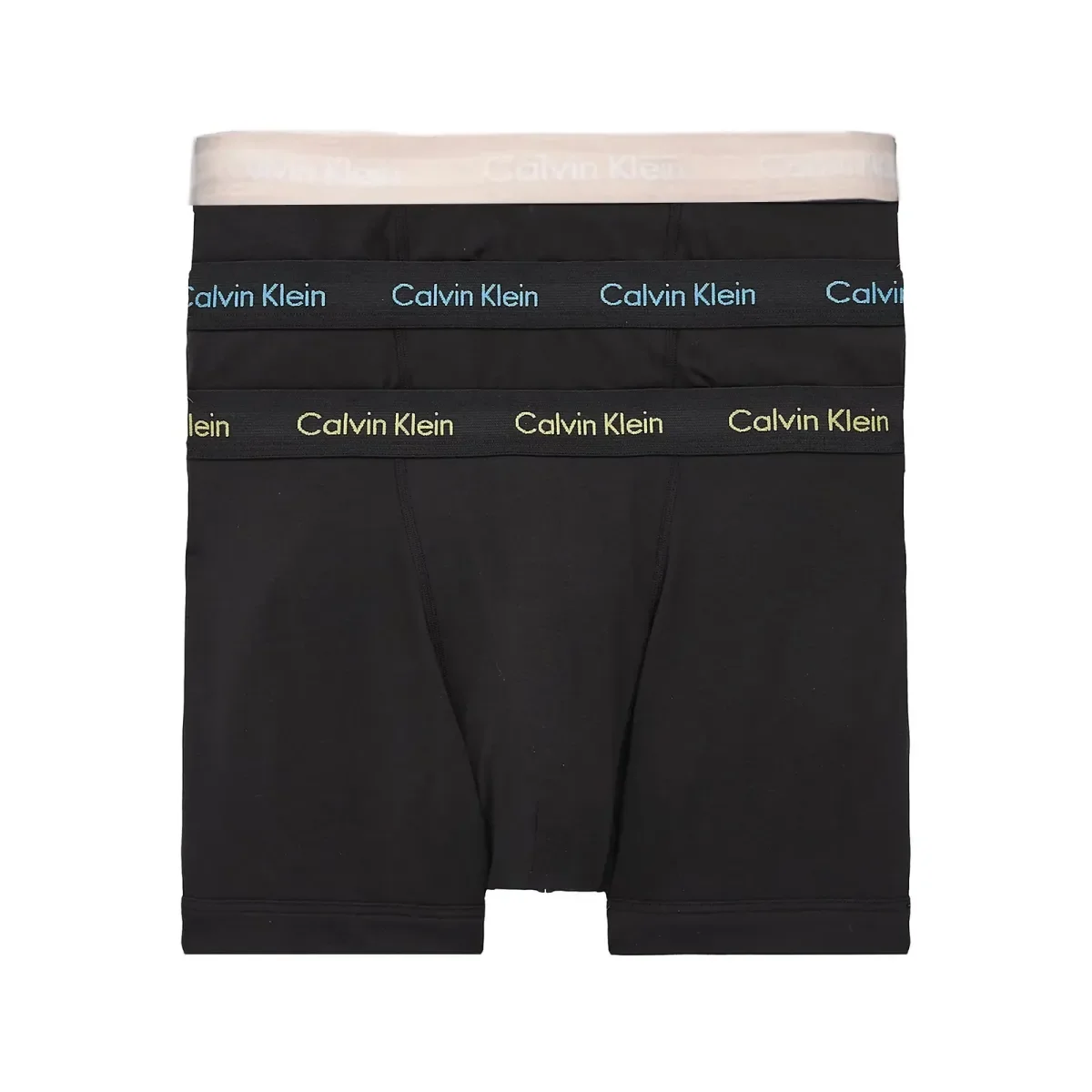 Φωτογραφία προϊόντος: Calvin Klein Ανδρικό Boxer Μακρύ - Τριπλό Πακέτο, Χρώμα B- Ocean Storm-Lime-Signature Blue