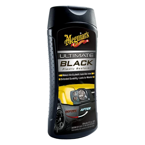 Φωτογραφία προϊόντος: Meguiar's Ultimate Black Plastic Restorer- Κρέμα επαναφοράς και ενυδάτωσης μαύρων εξωτερικών πλαστικών 355ml
