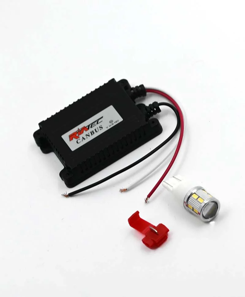 Φωτογραφία προϊόντος: Led DRL Kit Controler Canbus & T20 W21/5W RIATEC MOD500555