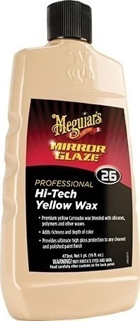 Φωτογραφία προϊόντος: MEGUIAR'S M26 MIRROR GLAZE HI-TECH YELLOW WAX 473ml