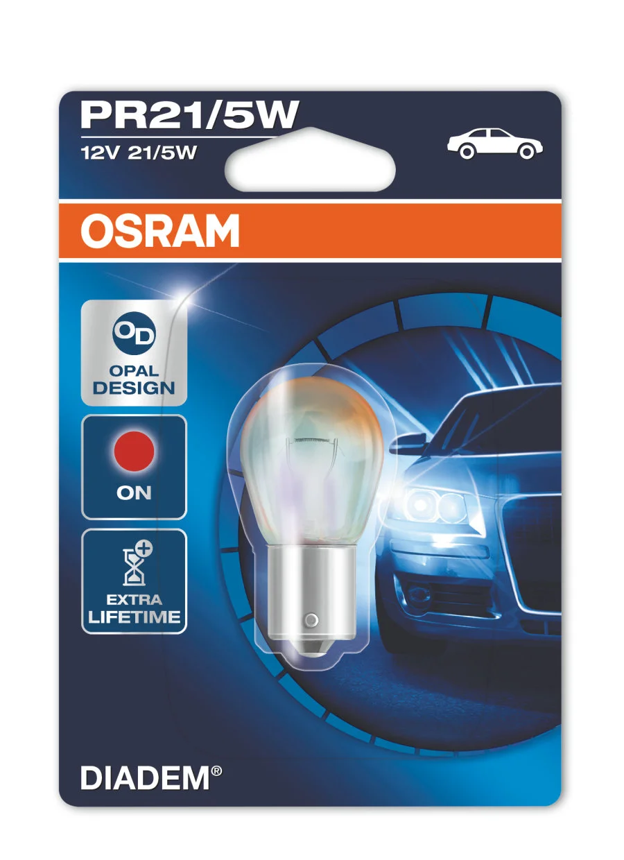 Φωτογραφία προϊόντος: Osram PR21/5W Diadem 12V BAW15d κόκκινη 7538LDR