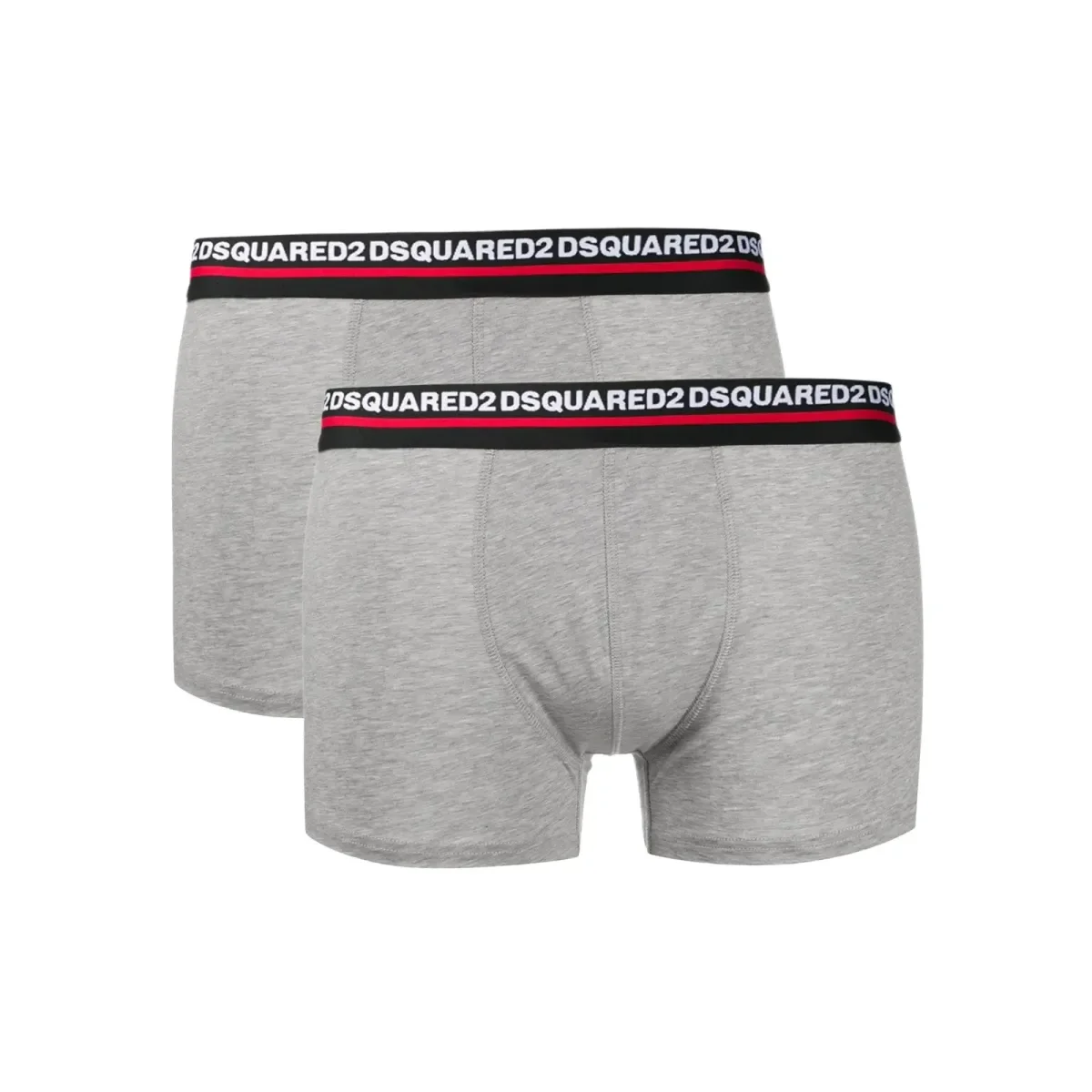 Φωτογραφία προϊόντος: DSQUARED2 Ανδρικό Boxer Stripe Logo - Διπλό Πακέτο, Χρώμα Γκρι