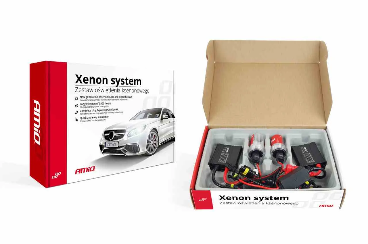 Φωτογραφία προϊόντος: Amio Xenon HID με Slim Ballast H3 6000K 01940