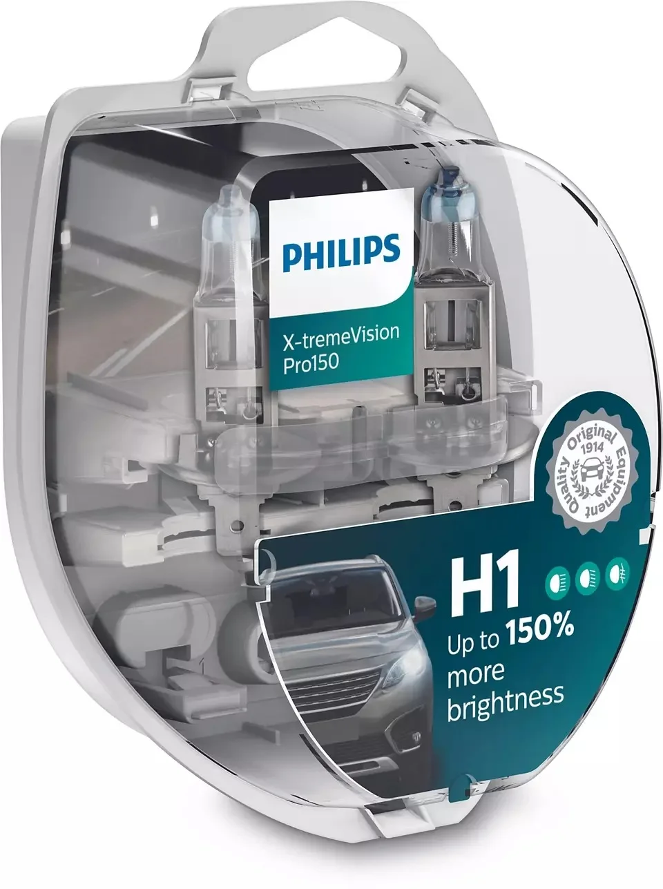Φωτογραφία προϊόντος: Philips X-tremeVision Pro150 H1 12V 55W +150% 2τμχ 12258XVPS2