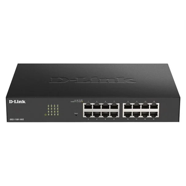 Φωτογραφία προϊόντος: D-Link Switch DGS-1100-16V2 16xGBit 19" Managed