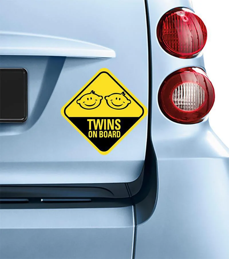 Φωτογραφία προϊόντος: Αυτοκόλλητο Twins on board