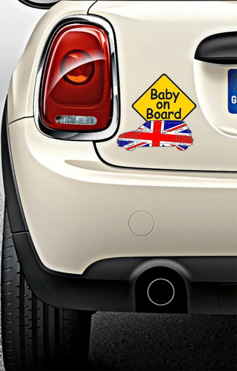 Φωτογραφία προϊόντος: Αυτοκόλλητο Baby on board (GB mini cooper edition)