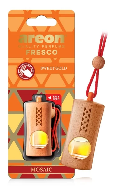 Φωτογραφία προϊόντος: Areon Fresco Areon Fresco SWEET GOLD Αρωματικό βαζάκι αυτοκινήτου 4ml