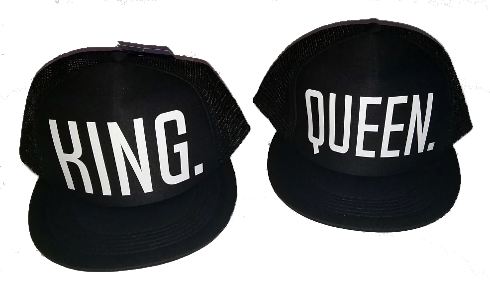 Φωτογραφία προϊόντος: Καπέλo KING and QUEEN ver2 black (σετ 2 τεμ.)