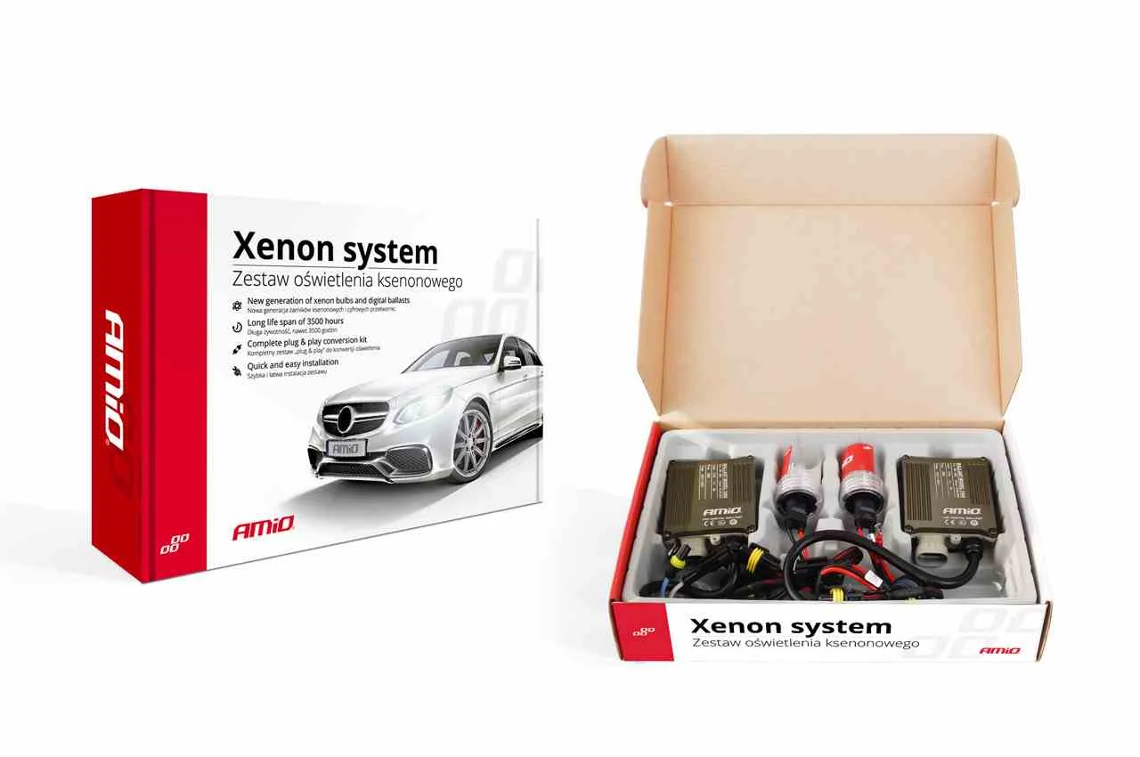 Φωτογραφία προϊόντος: Amio Canbus KIT HID Xenon Slim Ballast S1068 H1 6000K 01897