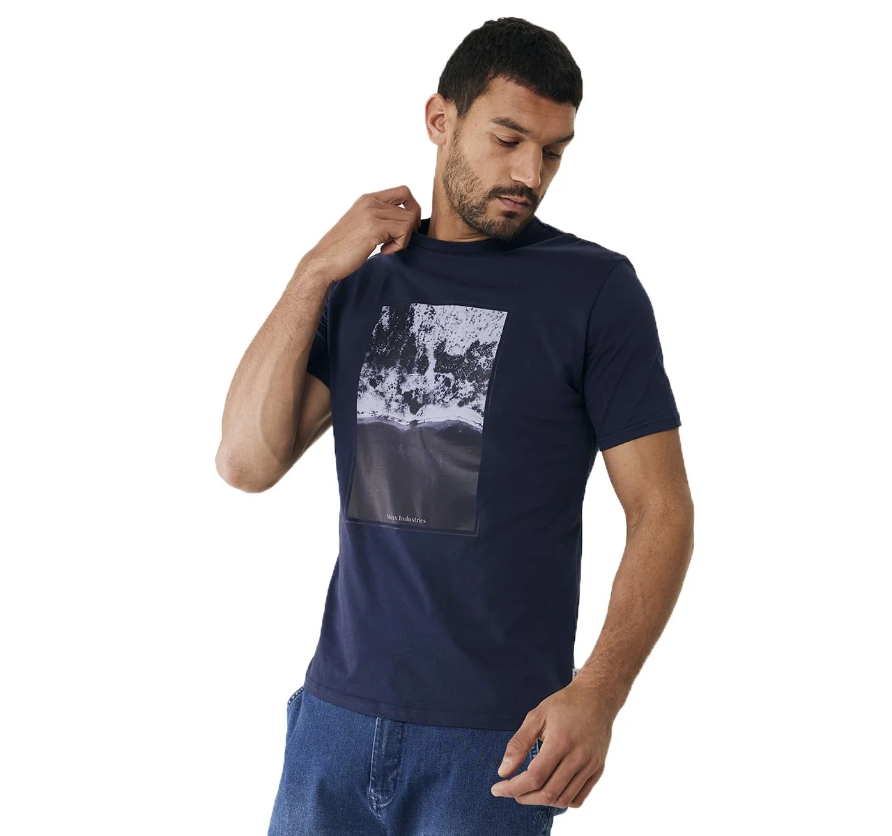Φωτογραφία προϊόντος: ΑΝΔΡΙΚΕΣ ΜΠΛΟΥΖΕΣ T-SHIRT MEXX NAVY TU2197033M 193831