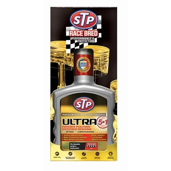 Φωτογραφία προϊόντος: Ultra 5 in 1 petrol system cleaner STP (βενζίνης) 400ml