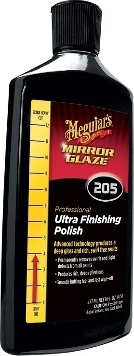 Φωτογραφία προϊόντος: Meguiar's 205 Mirror Glaze Ultra Finishing Polish-επαγγελματική γυαλιστικη αλοιφή (M20508) 237ml
